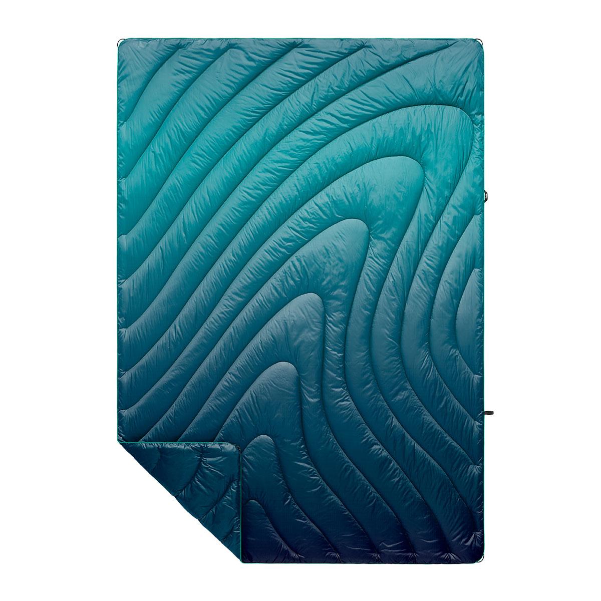 Rumpl Original Puffy Blanket in Ocean Fade